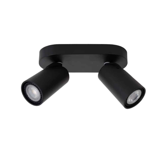 Plafon XYRUS GU10 2x5W 2200K/3000K czarny 23954/11/30 Lucide - zdjęcie dodatkowe 1